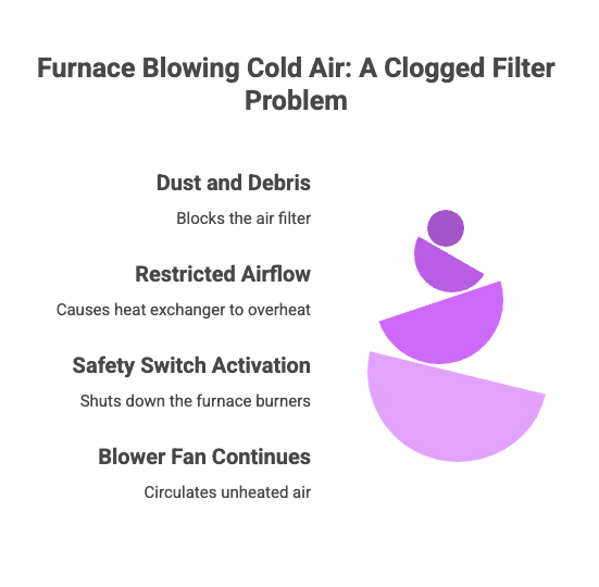 Furnace Blowing Cold Air