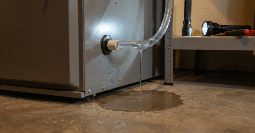 Furnace Leaking Water