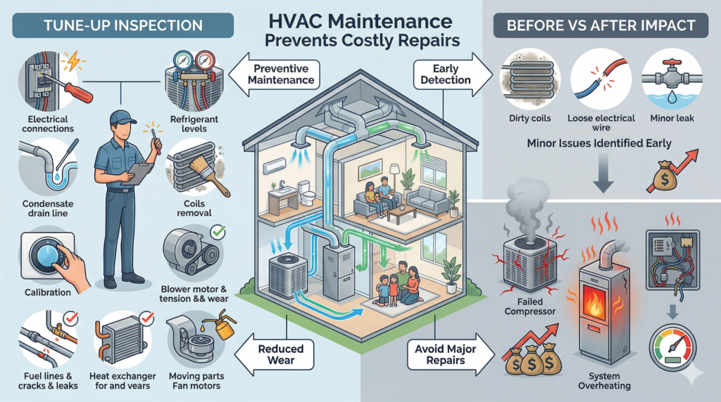 Can HVAC maintenance prevent costly repairs